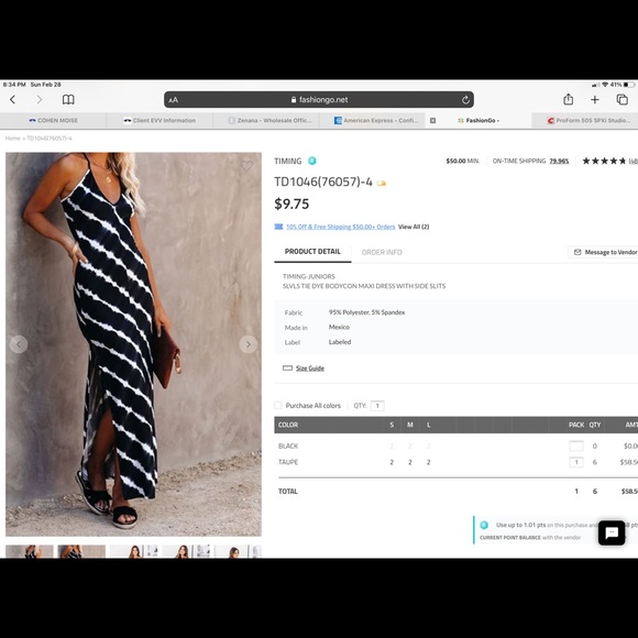 Fabulous wide leg smocked jumpsuit with pockets - Picture 7 of 8